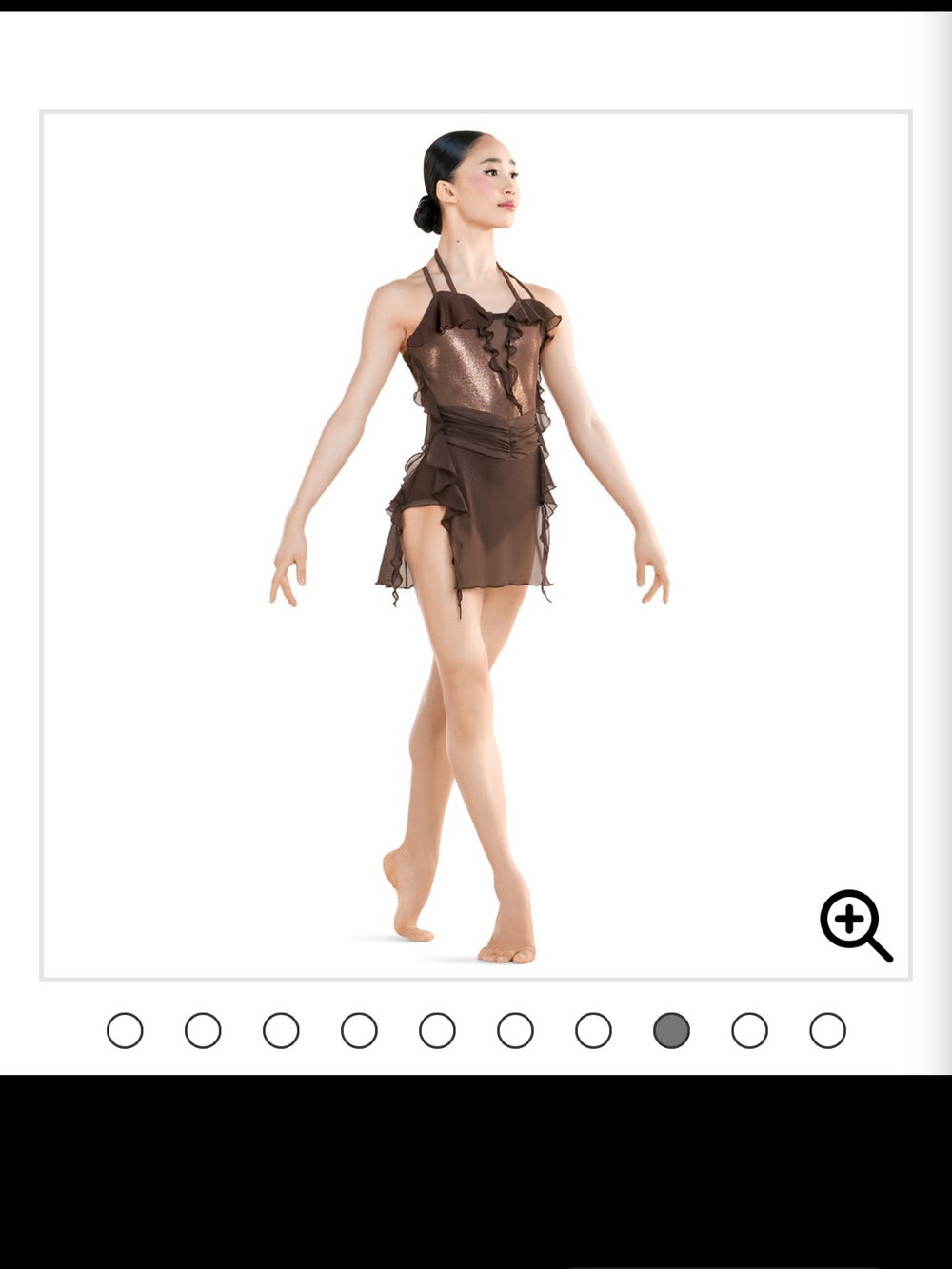 Revolution“Mars”- Brown Ruffled Dance Costume